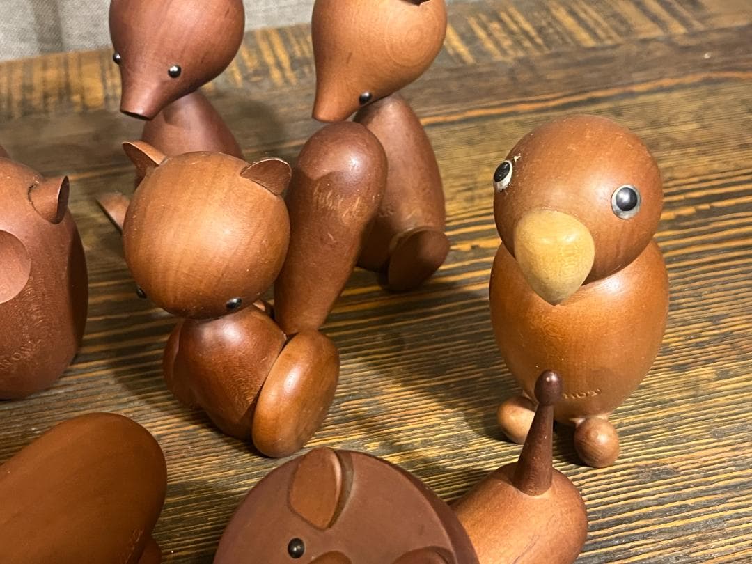 ロイヤルペット　千趣会　18体　北欧風　木製人形