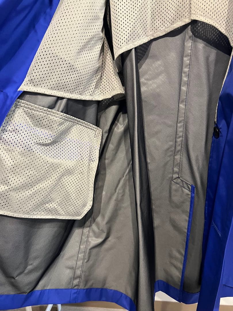 さ*ん様 kolor 20ss ナイロンチェスターコート 青