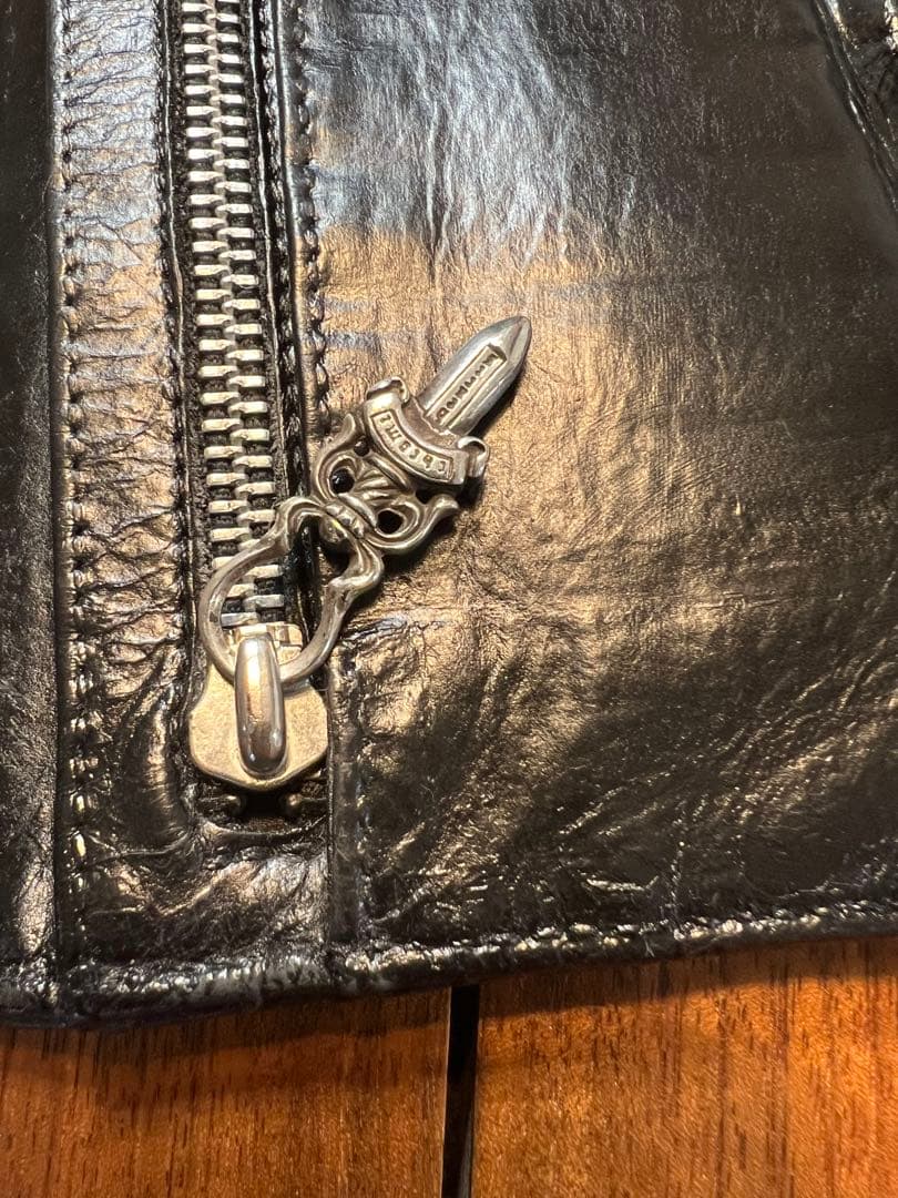 早い物勝❗️本物Chrome Hearts WAVE・豪華アリゲーター黒色カスタム