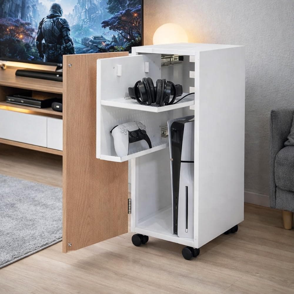 【 完成 】 ゲーム機 収納 ラック ブラック ゲーム機 コントローラ