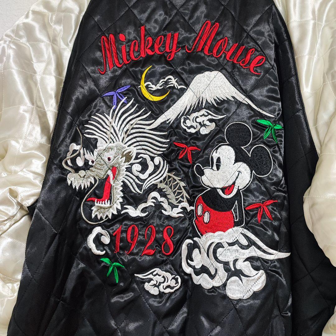 【新品未使用 】 リバーシブル ミッキーマウス スカジャン L