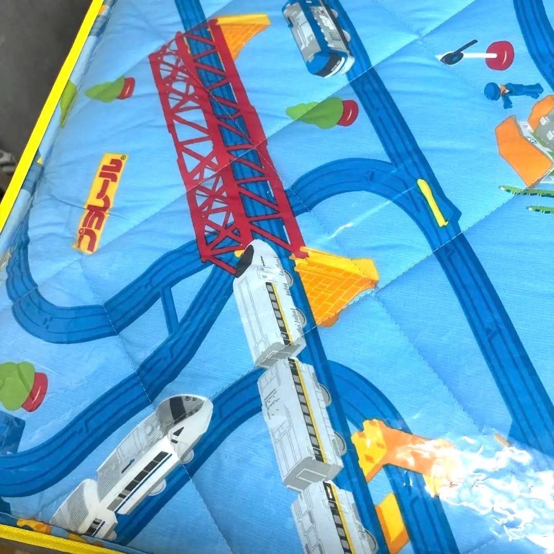 希少　プラレール キッズ用敷き布団 90x140cm