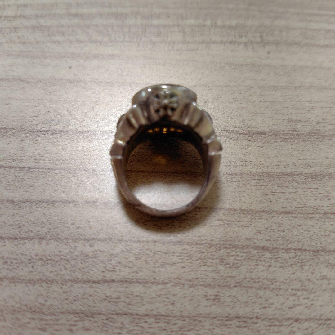 お値下げ　ジャスティンデイビス　ストーンリング シトリントパーズ