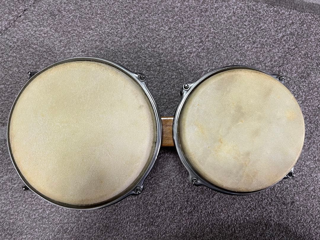 KIKUTANI MUSIC 木製ボンゴ スタンド付き