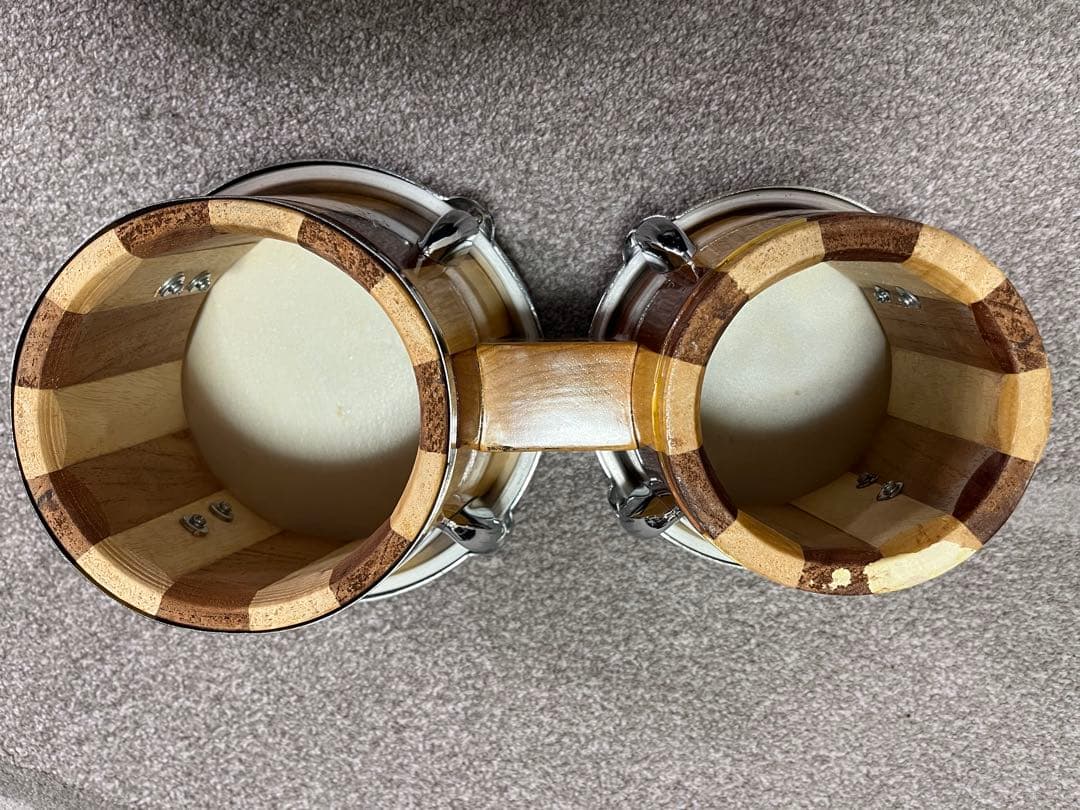 KIKUTANI MUSIC 木製ボンゴ スタンド付き