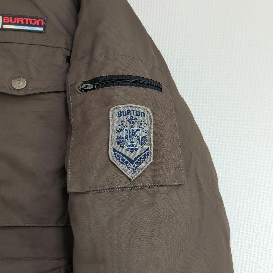 セットアップ Burton 上〜茶，下〜黒 フード脱着可 日焼け