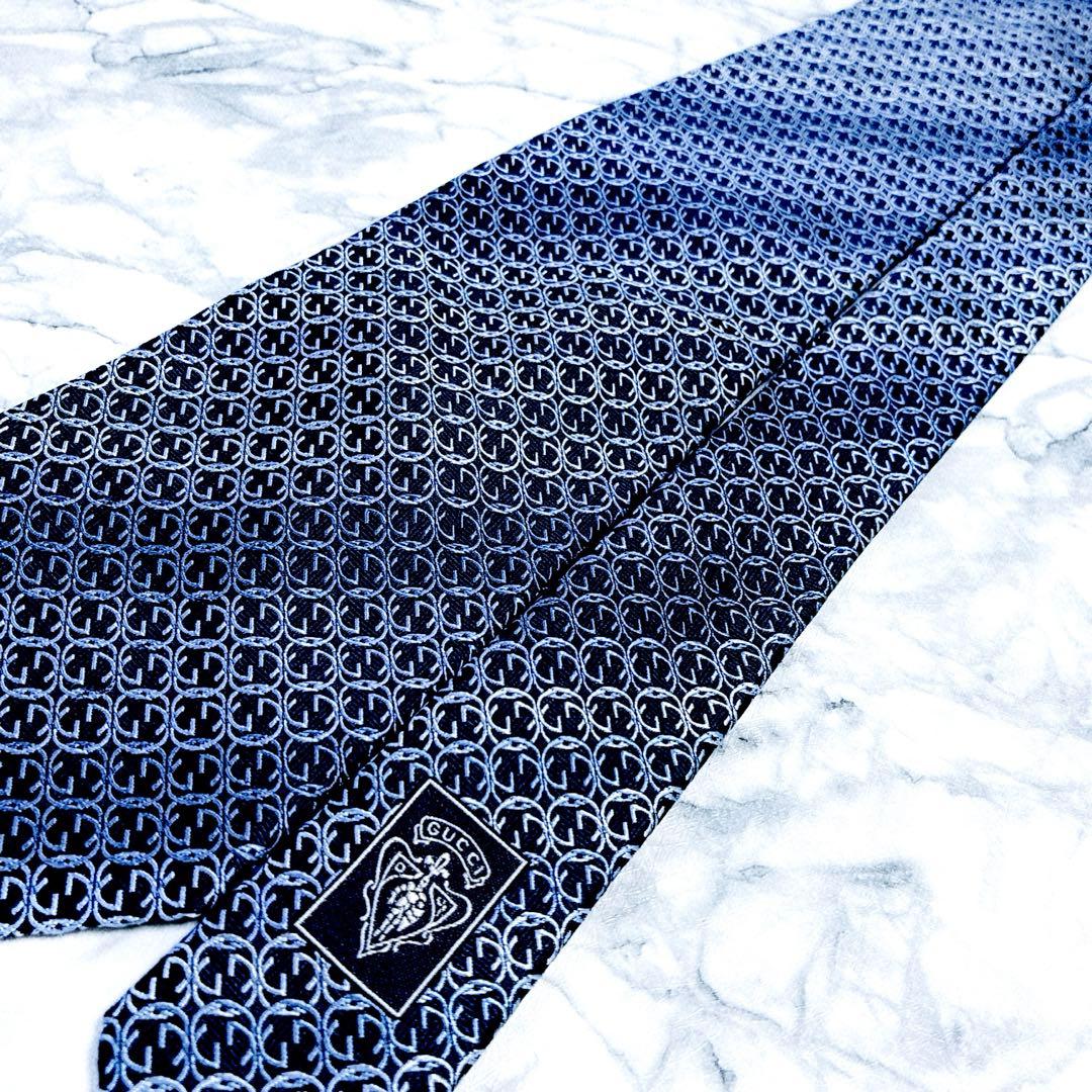 ✨未使用クラス✨唯一無二希少デザイン✨GUCCI グラデーションGG柄　ネクタイ