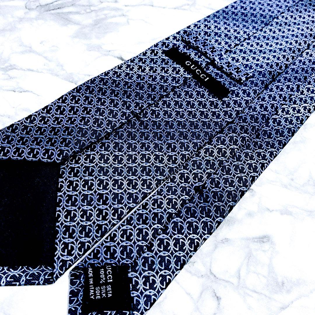 ✨未使用クラス✨唯一無二希少デザイン✨GUCCI グラデーションGG柄　ネクタイ