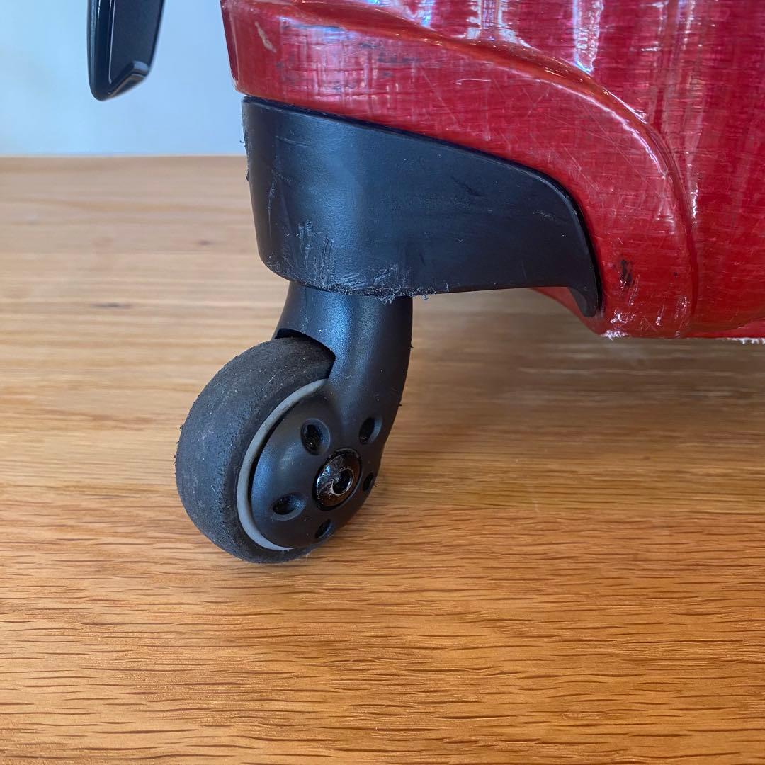 【超軽量】サムソナイト コスモライト スピナー55 チリレッド機内持ち込みサイズ