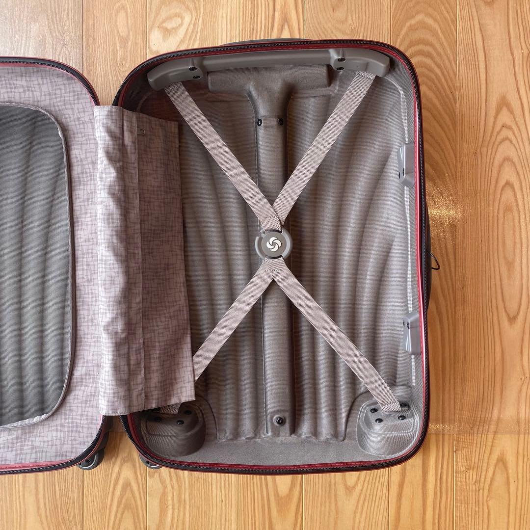 【超軽量】サムソナイト コスモライト スピナー55 チリレッド機内持ち込みサイズ