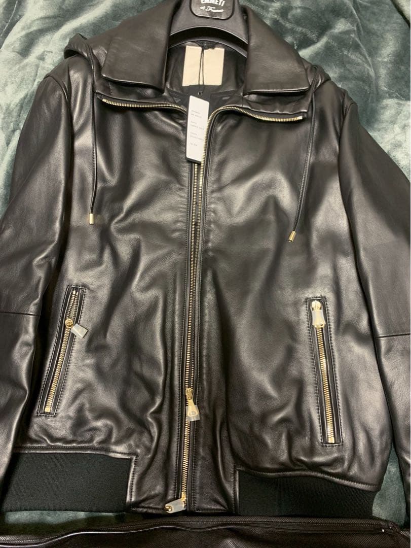 EMMETI エンメティ　ブラック レザー　革ジャン