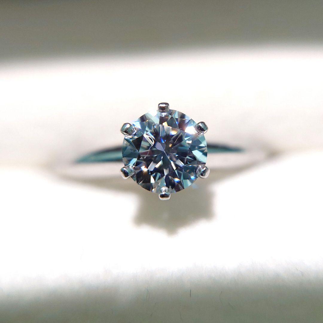 ティファニー 0.77ct IF F ダイヤモンド リング プラチナ ソリティア