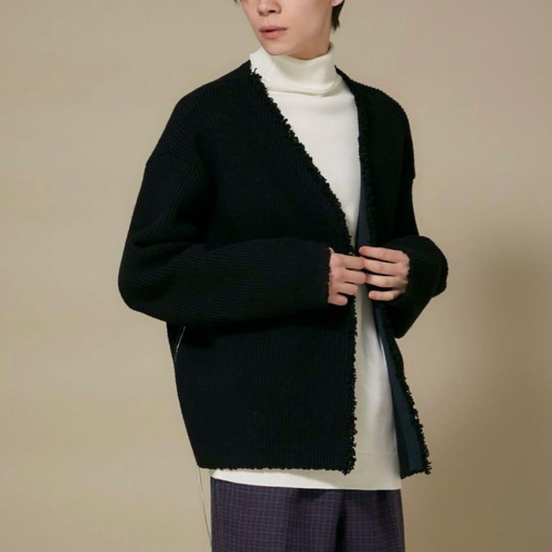 らん　WRAPINKNOT×STUDIOUS メリノリリヤーンカーディ 2