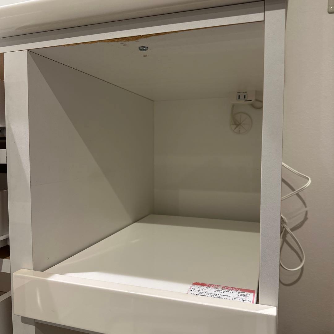 な*ほ様 12/23迄　ニトリ　キッチンボード(レジューム120-2TF-H W