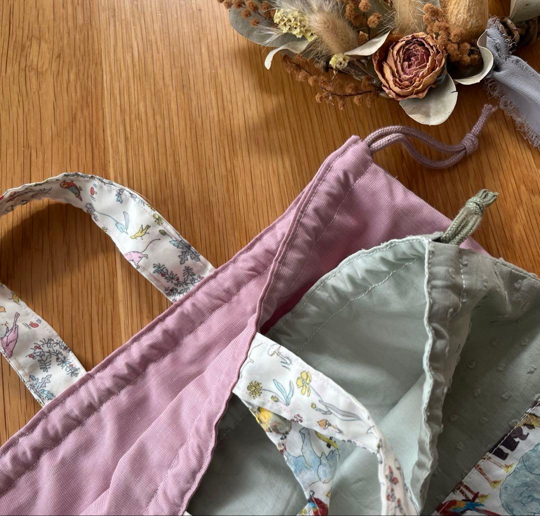 あああ＊リバティ生地使用＊巾着セット