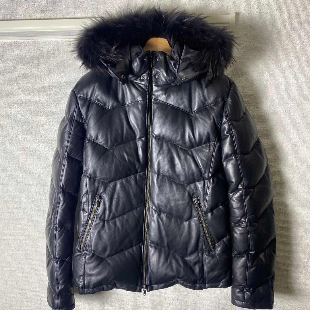 TORNADO MART トルネードマート レザーダウンジャケット L 羊革