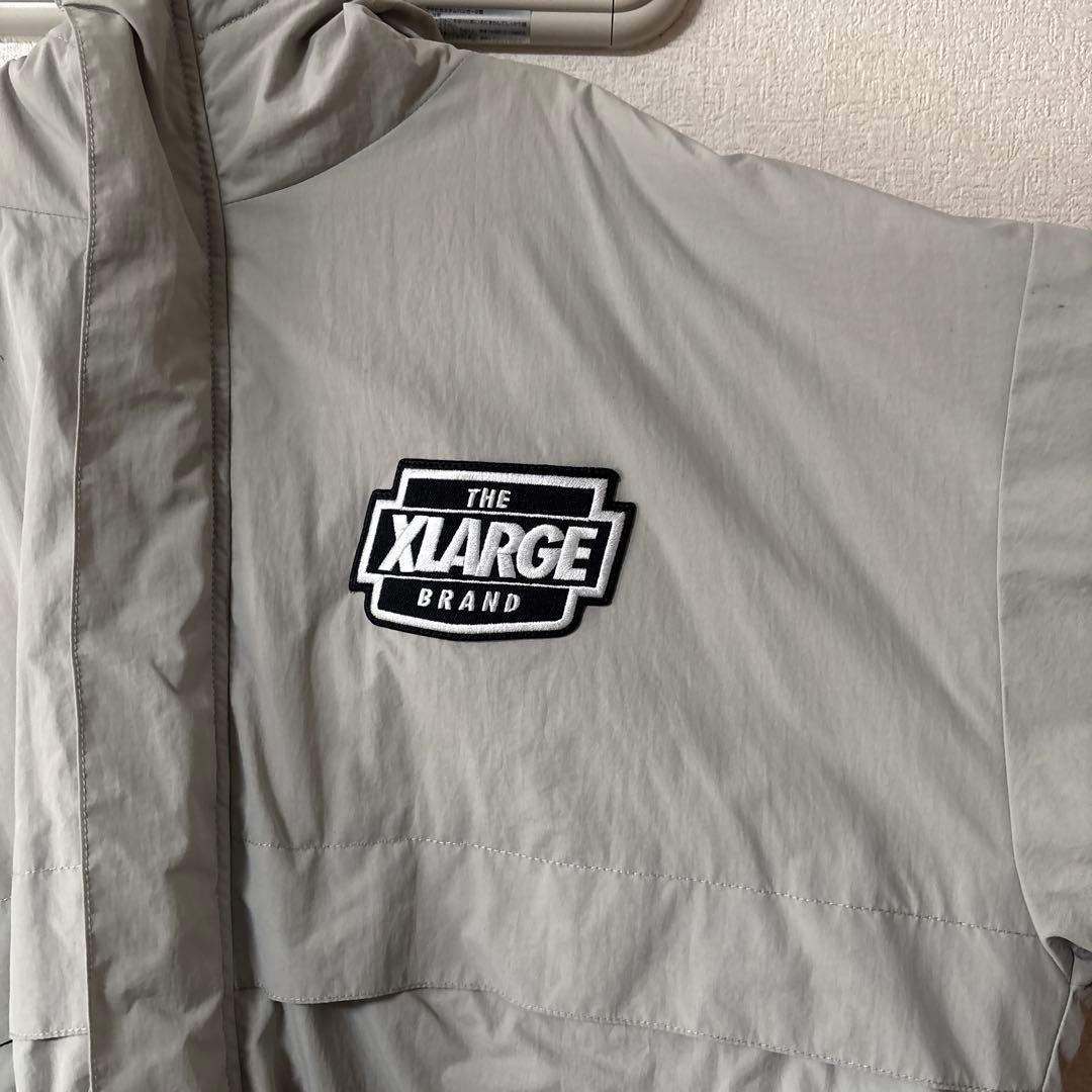 xlarge ナイロン ダウンジャケット グレー L
