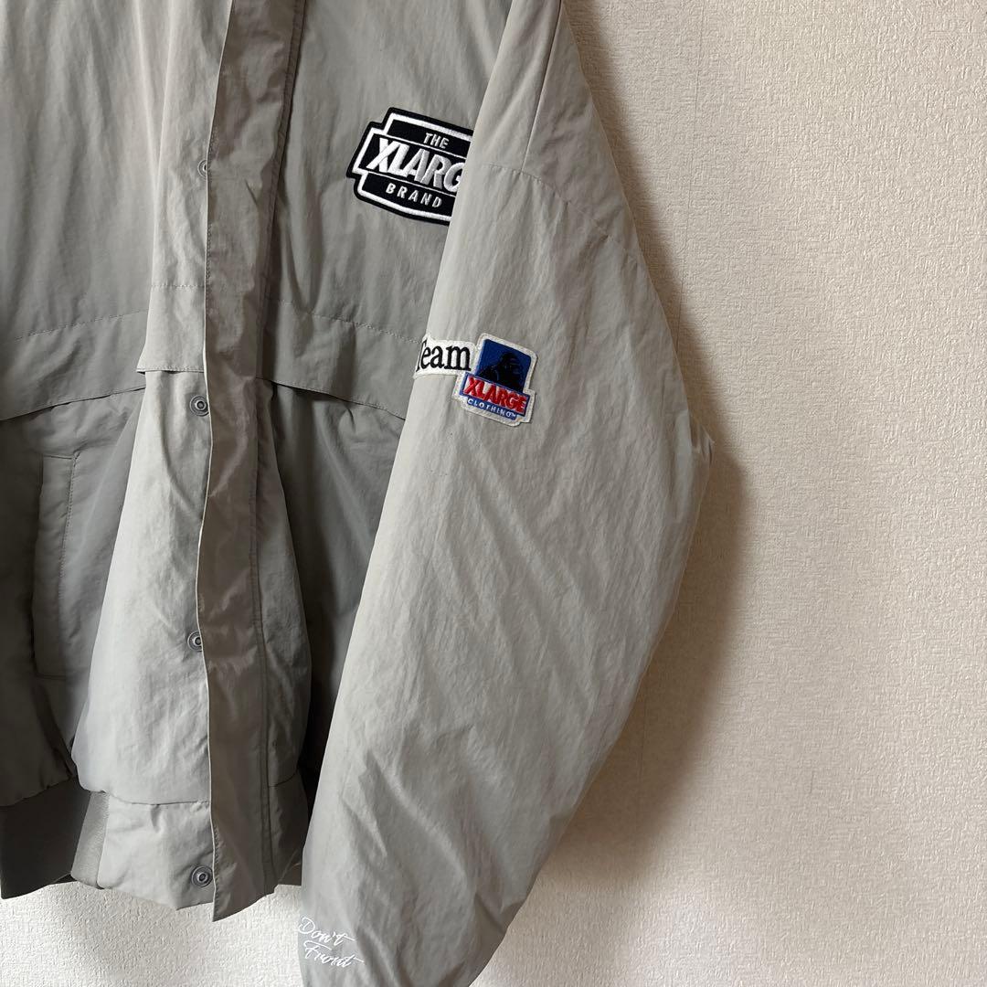 xlarge ナイロン ダウンジャケット グレー L