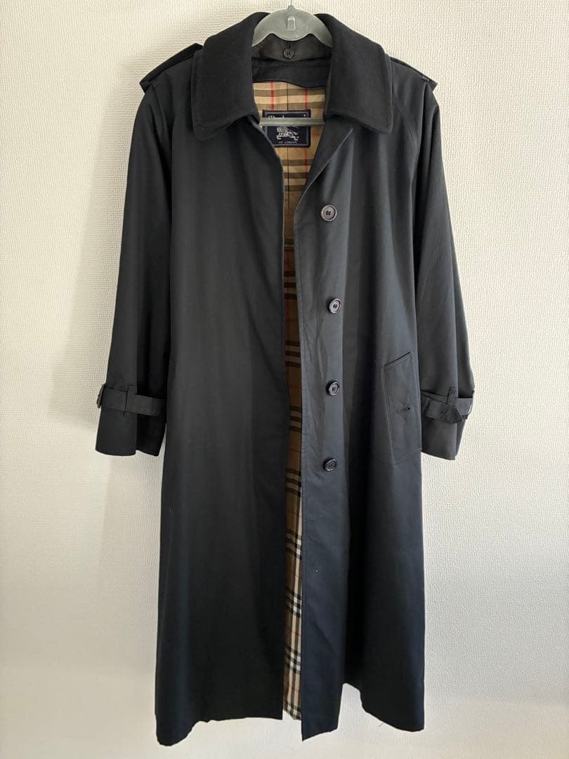 バーバリーロンドン　トレンチコート　マキシ丈　ライナー付き　ベルト付き