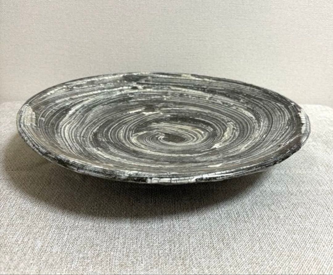 中川自然坊　刷毛目唐津　大皿　入手困難