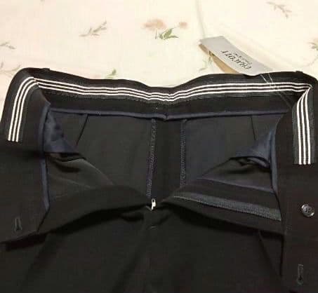 SALE☆チャコット　社交ダンス　W85 スラックス　黒 幅太目　ダンス衣装