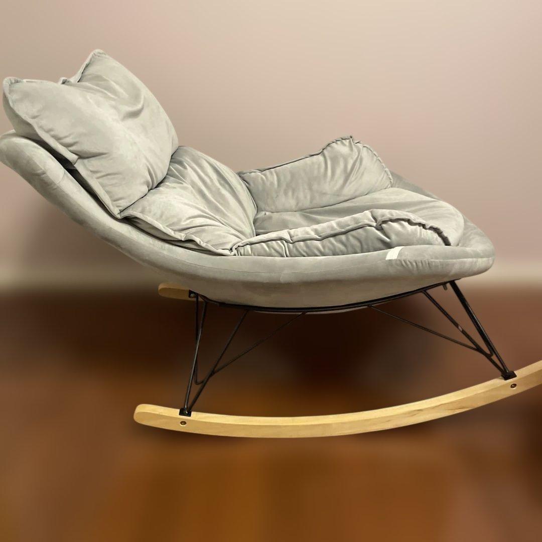 ロッキングチェア グレー