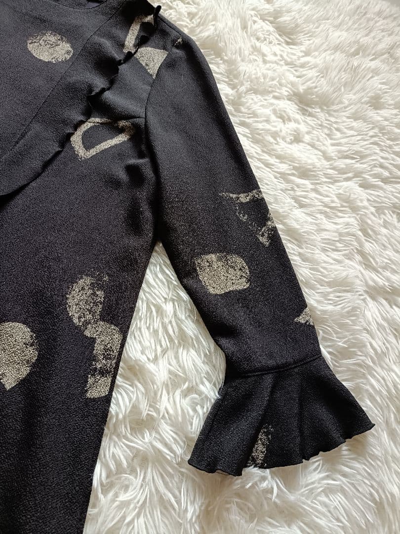 未使用！詩仙堂　しせんどう　ヒトシタムラ　ワンピース 　ちりめん　オールシーズン