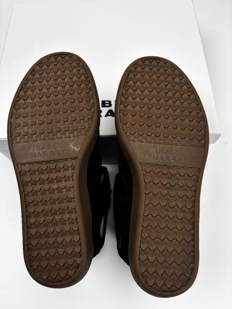 はるかページISABEL MARANT ブラック スエード スニーカー