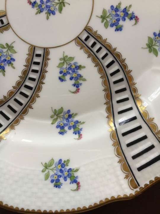 Herendヘレンド ディナー皿 忘れ名草　　26.5cm