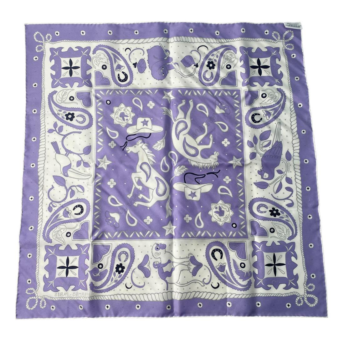 エルメスHERMES カレ55 アニマル・バンダナ