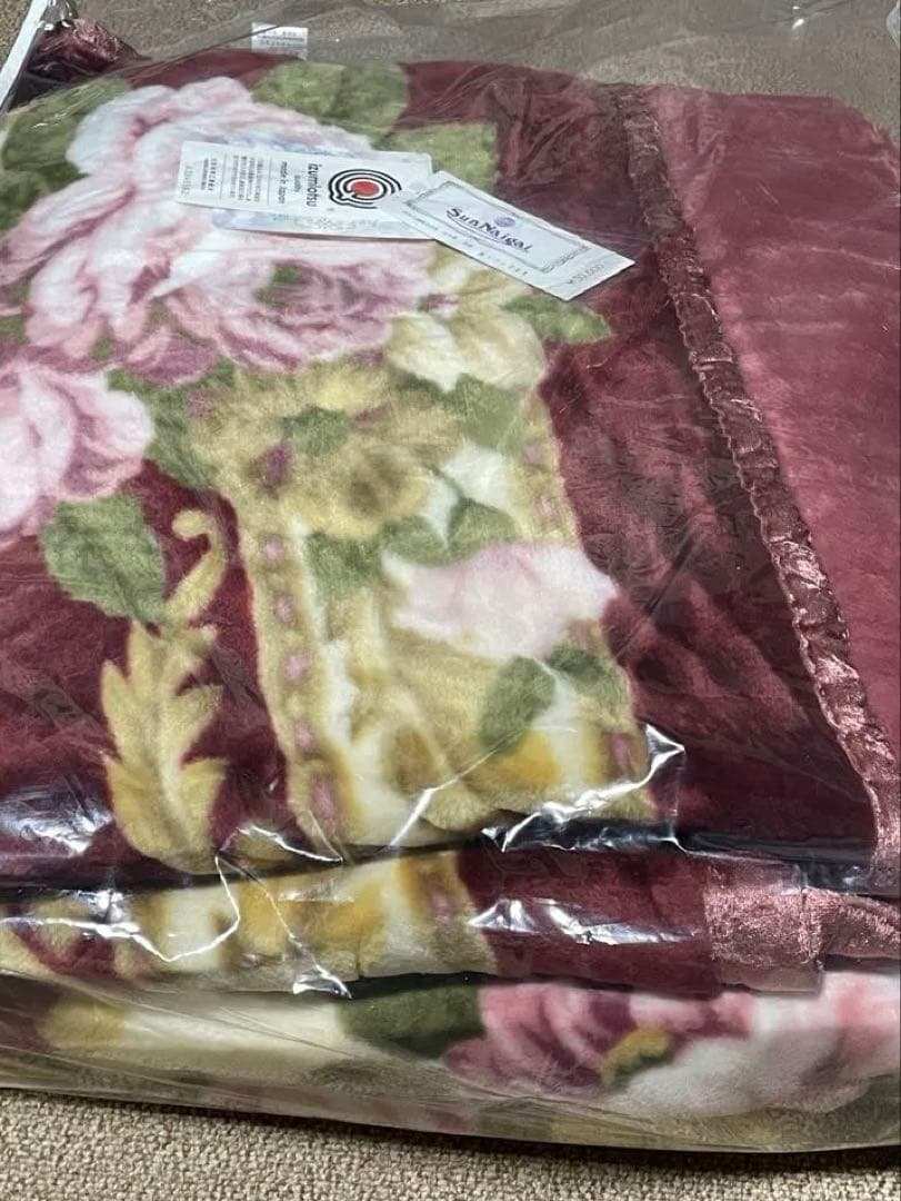 合わせ毛布 ダブルサイズ 180×210cmアクリル100%日本製　泉大津産