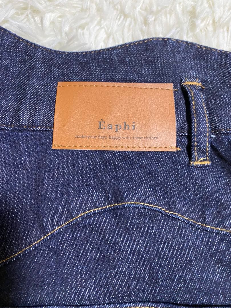 新品タグ付★Eaphi WAVEDESIGN HIGHWAIST DENIM