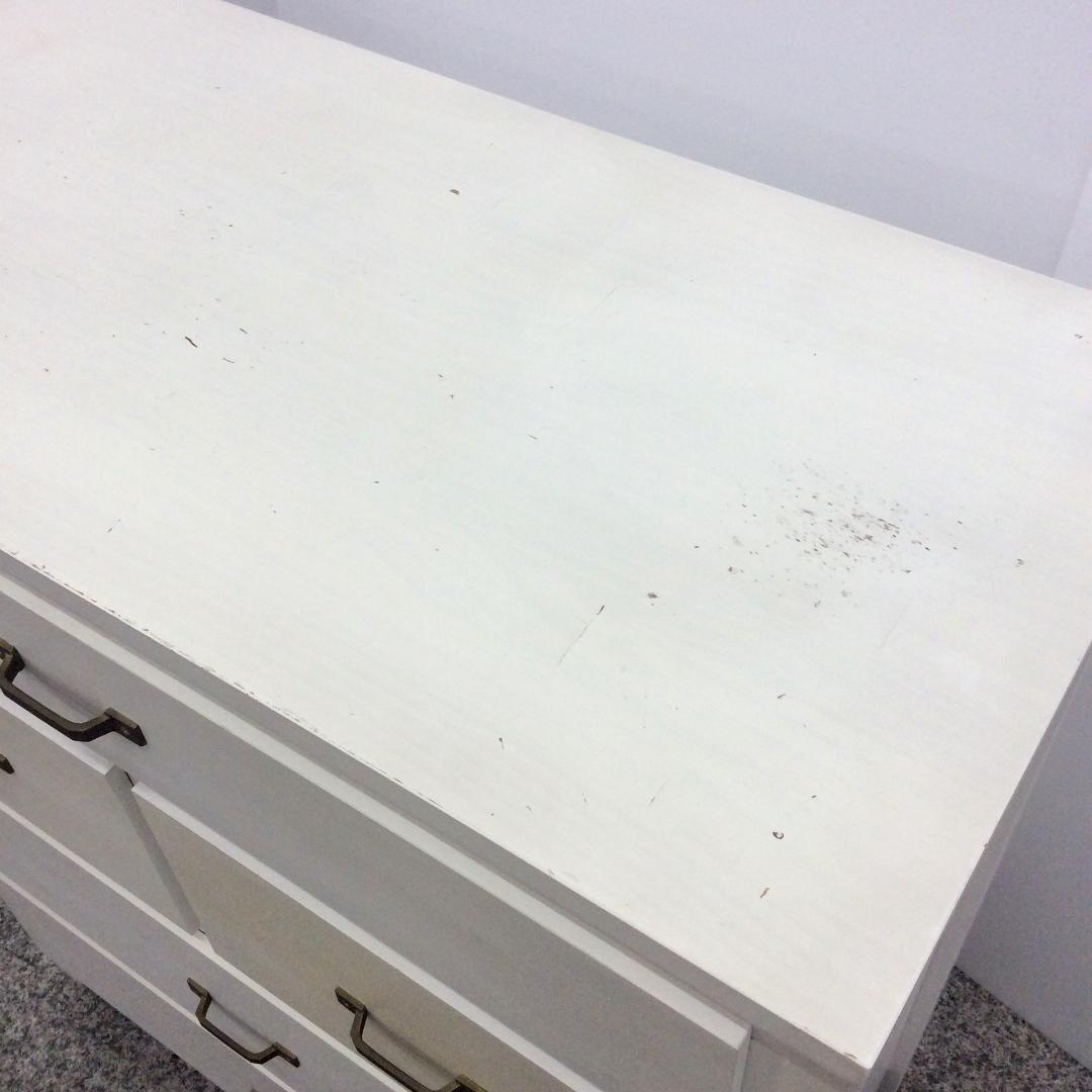 MOMOHOUSE 脇木工 ４段チェスト ホワイト