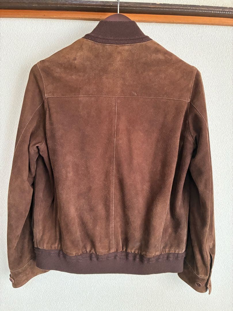 ブラウン スエード ジャケット