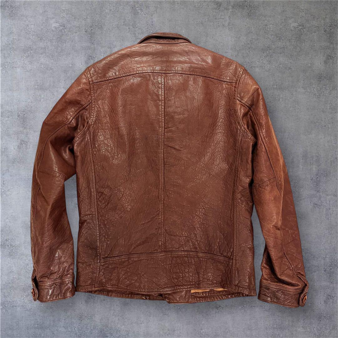 vintege J.S. steadカウハイドレザージャケット40siz