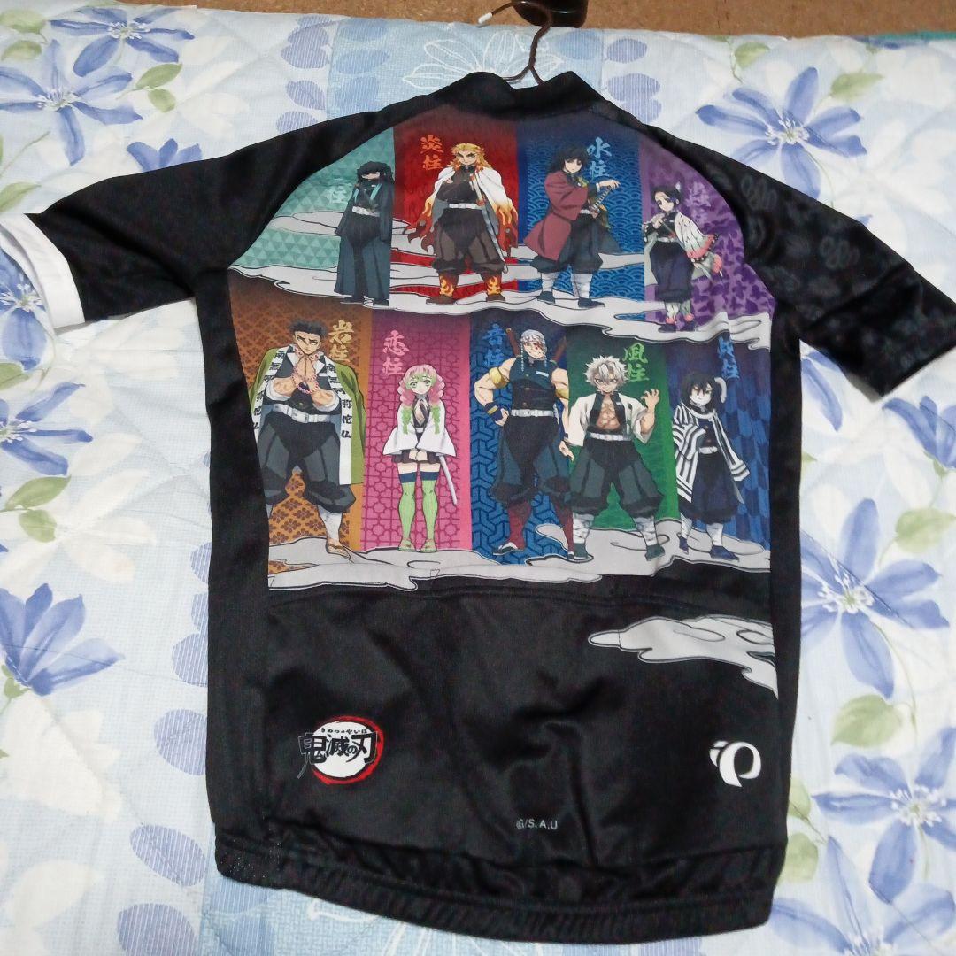 鬼滅の刃　柱 サイクルジャージ 半袖 ブラック