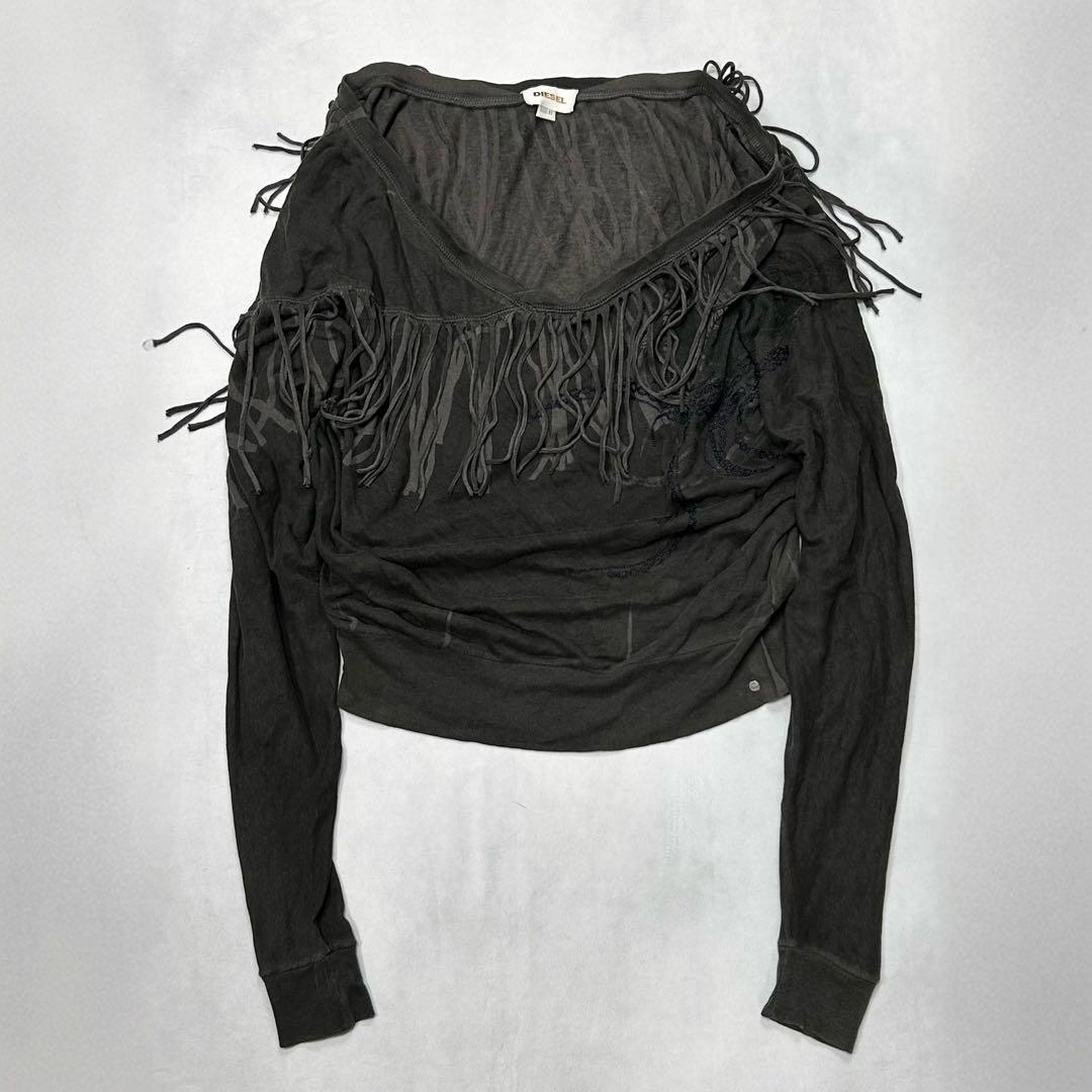 トップス DIESEL - fringe loose top