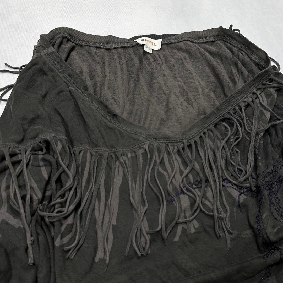 トップス DIESEL - fringe loose top