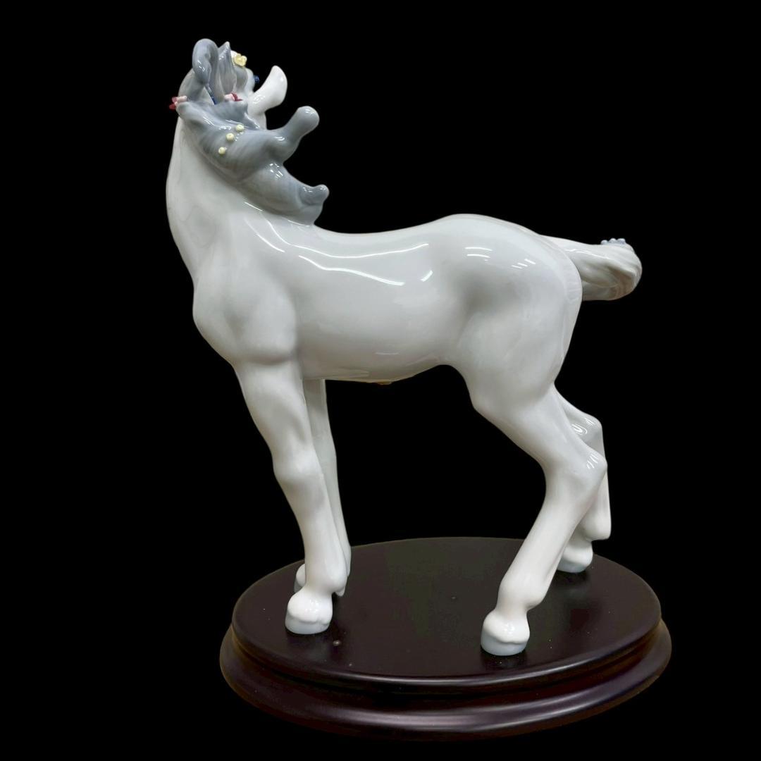 レア　LIADRO　リヤドロ　十二支　馬　干支　午　置物　ホース　フラワー