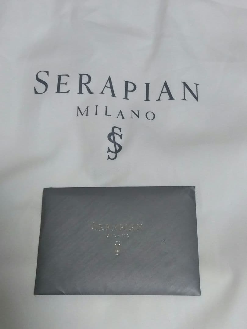【新品未使用】SERAPIAN トート V Black/Cuoio