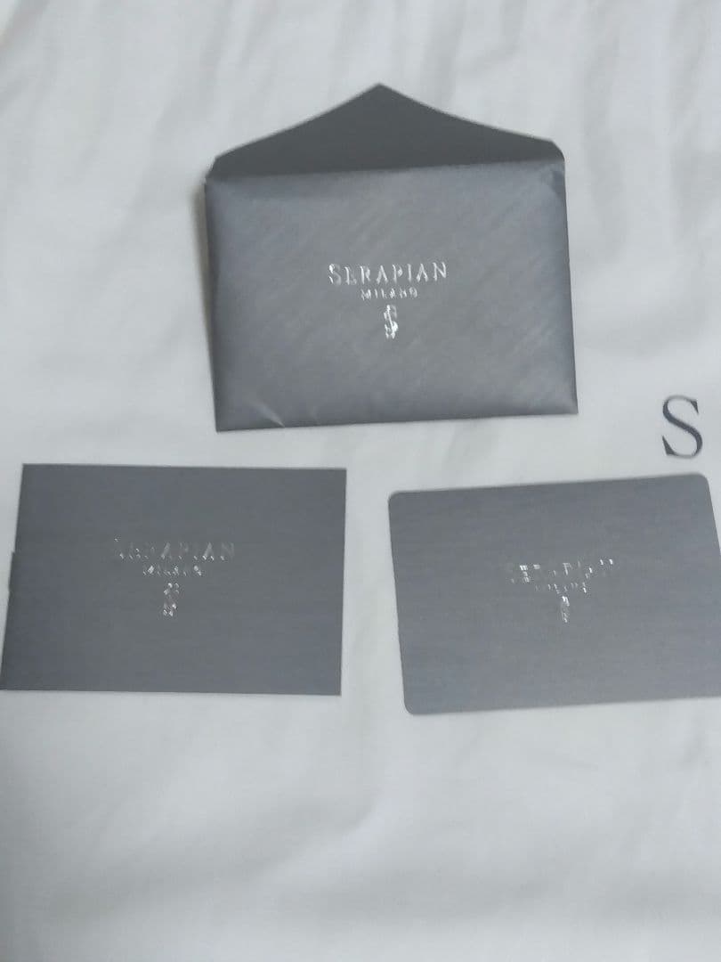 【新品未使用】SERAPIAN トート V Black/Cuoio