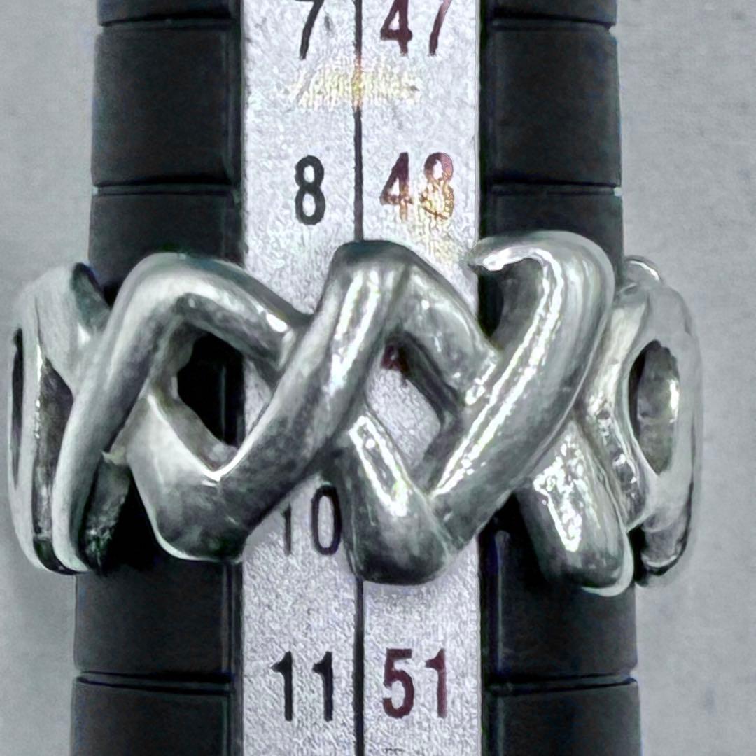 【美品】ティファニー　9号　ラブ&キス　リング　指輪　パロマピカソ　シルバー