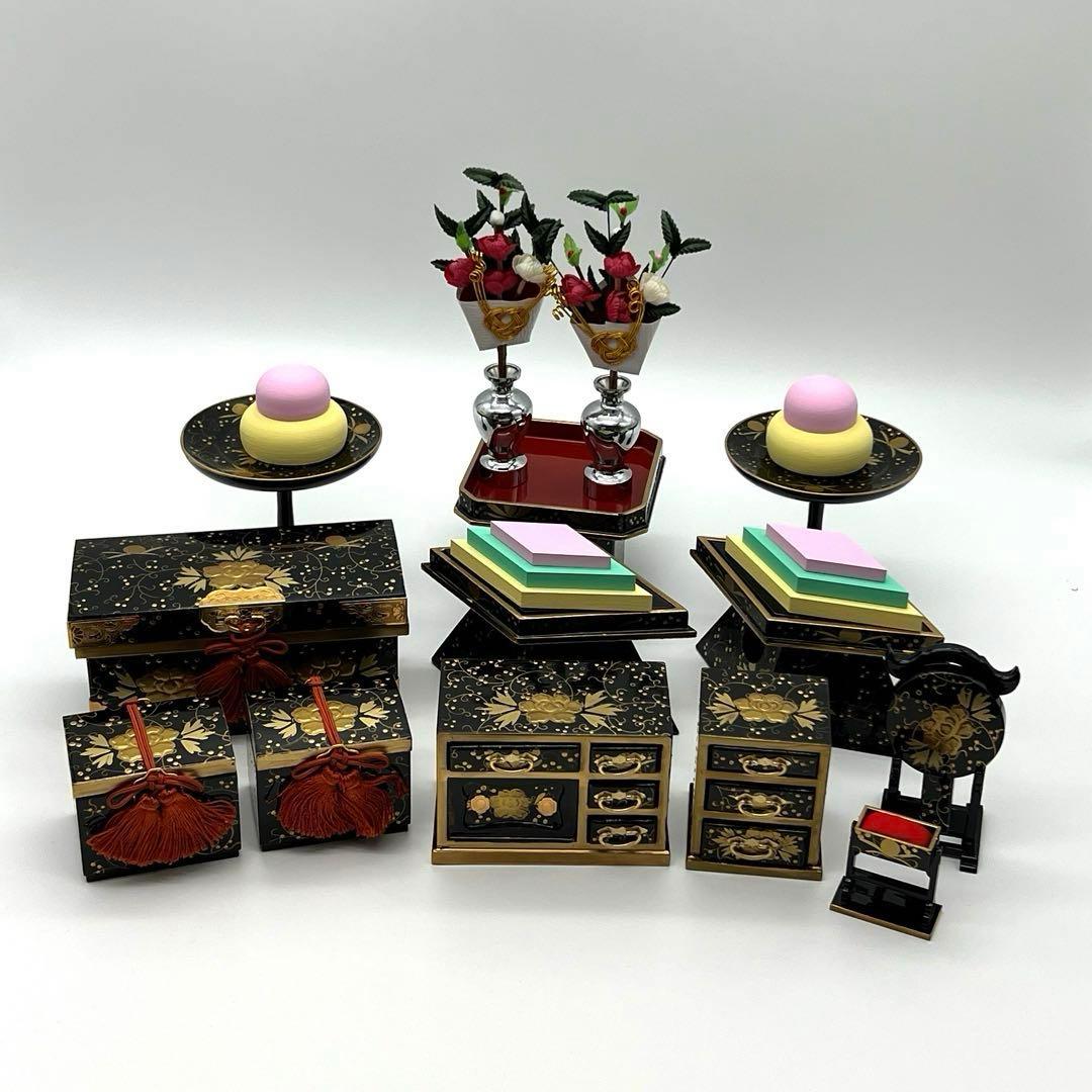 雛人形　桃の節句　雛道具　唐草40号五