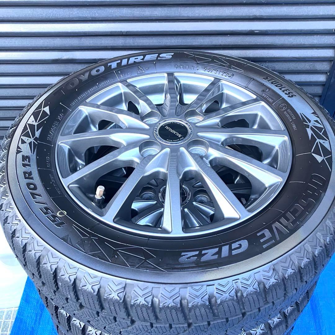 社外品　スタッドレスタイヤ　ホイールセット　155/70R13 ⭐️2023年製⭐️