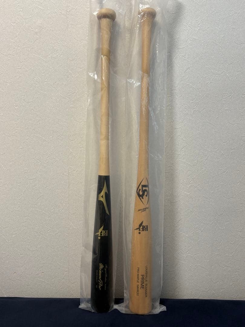 【美品】ミズノプロ ルイスビルスラッガー 硬式木製バット 2本セット