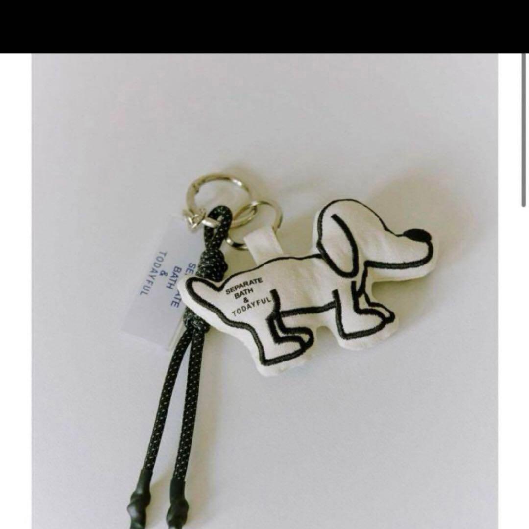 TODAYFUL.キーホルダー ホワイト ブラック