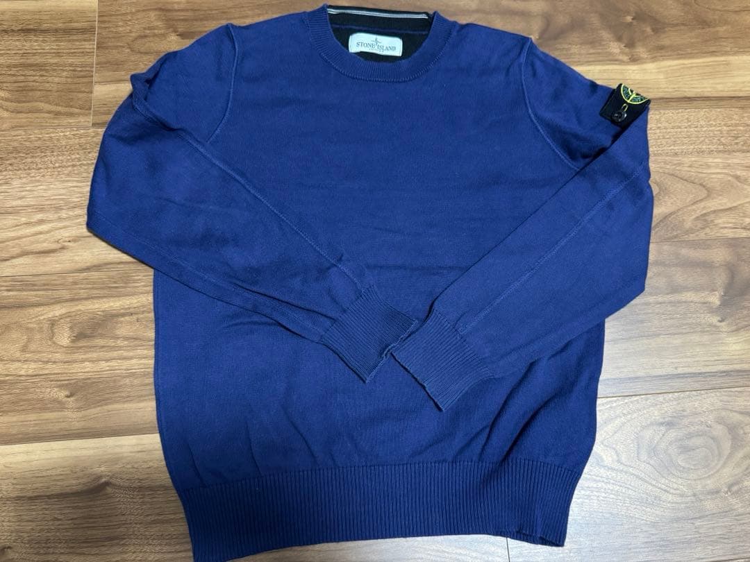 美品＊STONE  ニット XS ネイビー