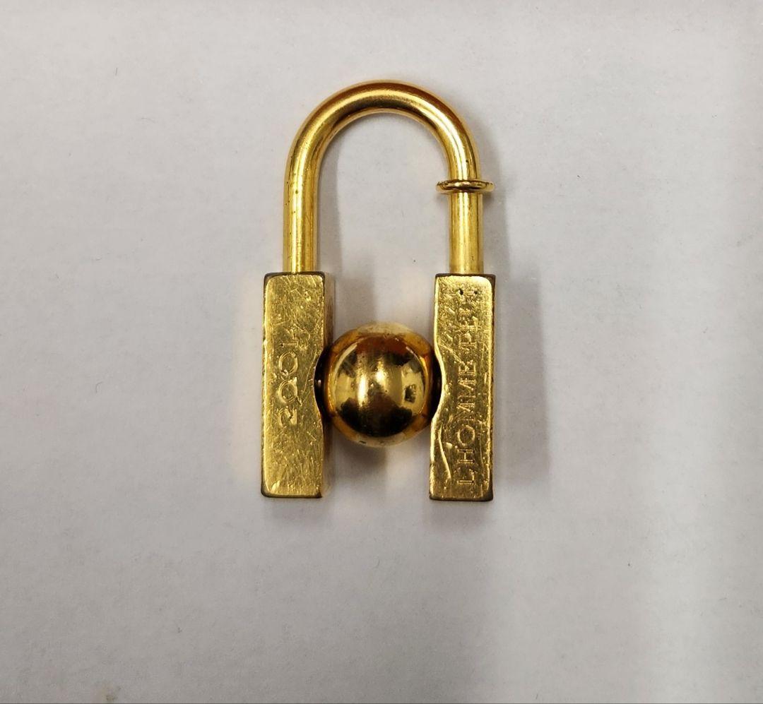 HERMES エルメス カデナ 2001限定品 地球儀 ゴールド