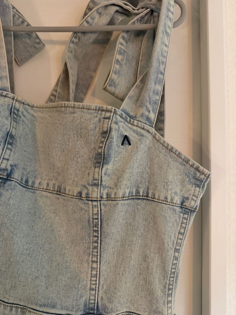 アンドマリー　ライトブルー デニム　オーバーオール