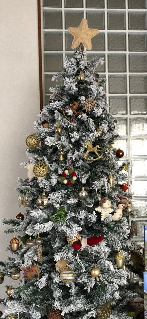 【ニトリ】クリスマスツリー210cm&オーナメントセット